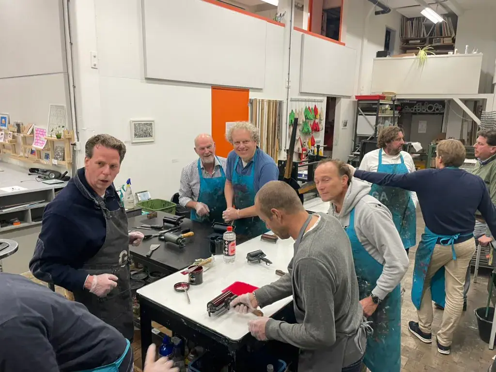 Foto bij Grafisch Atelier Den Bosch - Workshop ambachtelijke druktechnieken